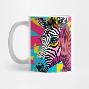 Summer Vibes Zebra Abstract Art Tee! Mug